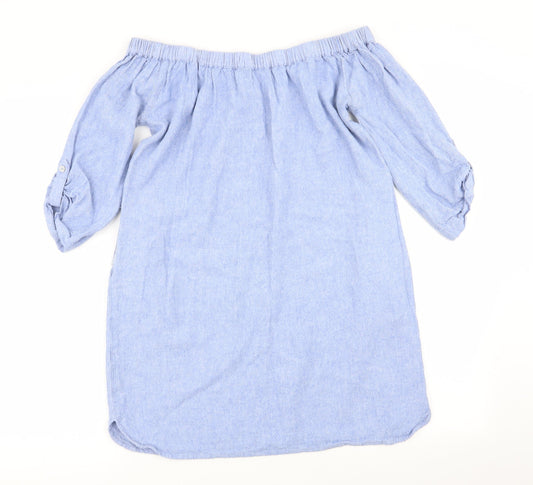 Asda George Womens Blue Fit & Flare Size 10