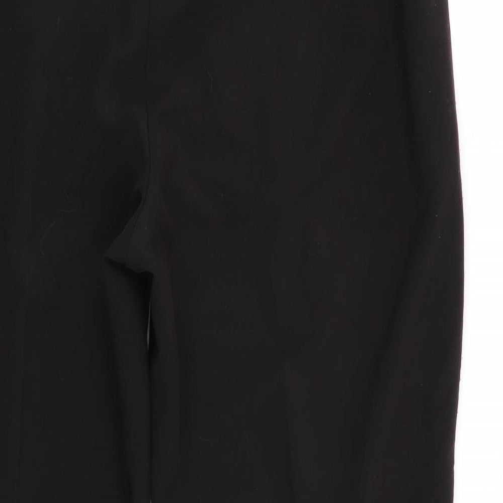 BM Womens Black Trousers Size 18 L26 in - Stretch waistband