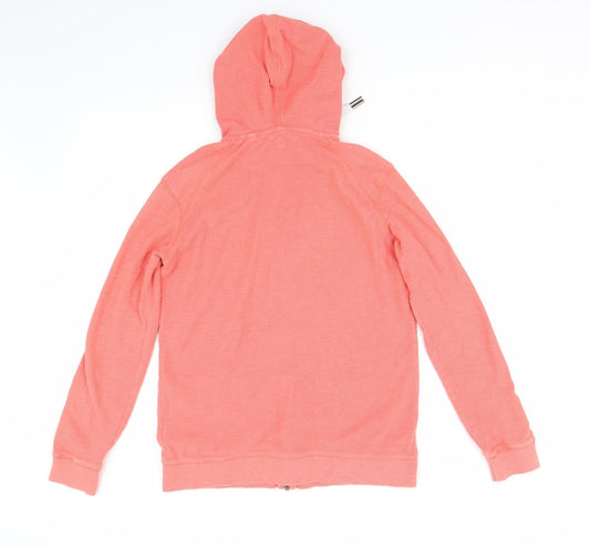 NEXT Mens Orange Full Zip Hoodie