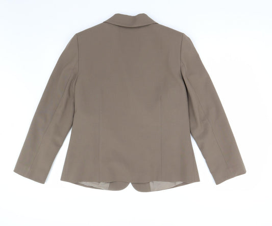 Penny Plain Womens Brown Jacket Suit Jacket Size 14