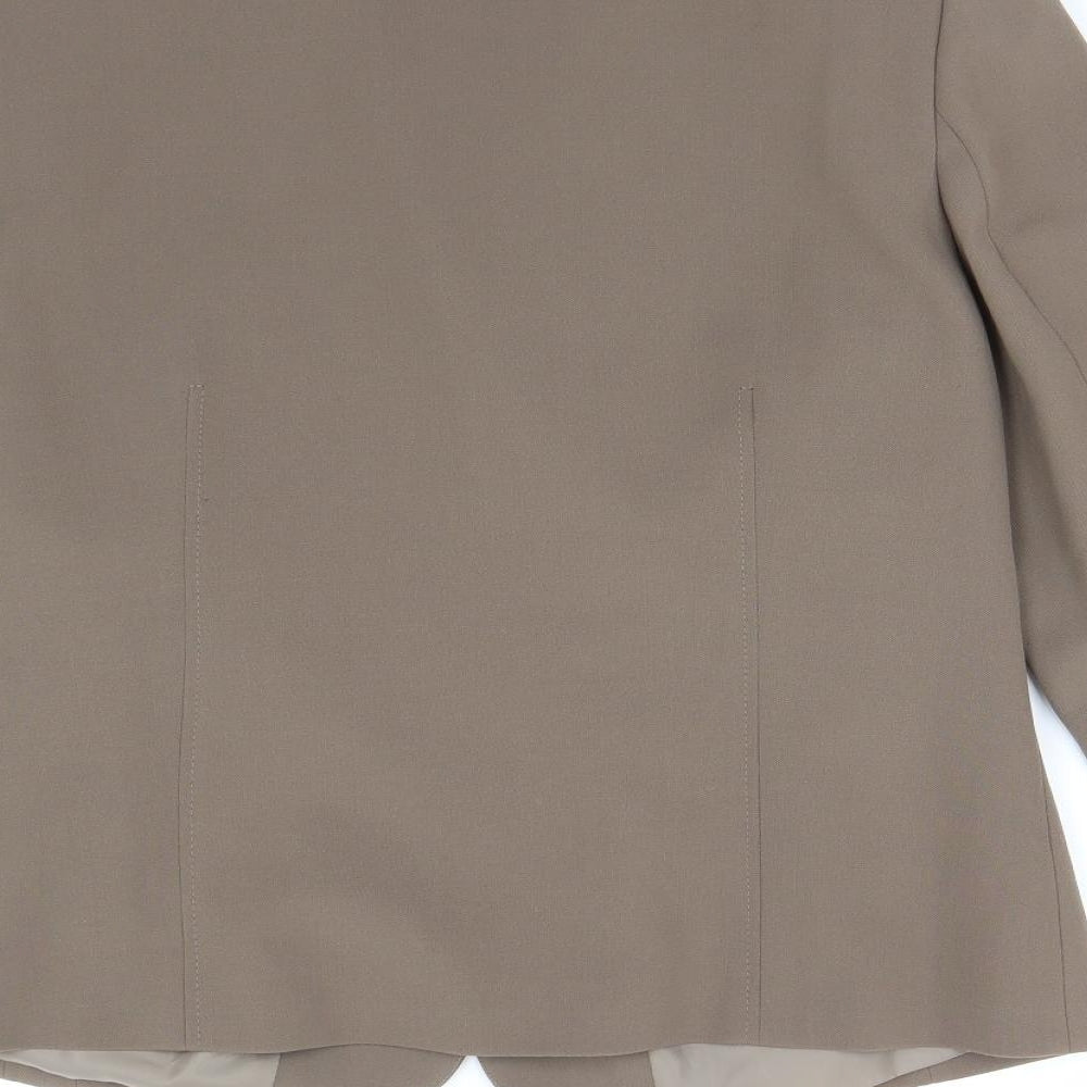 Penny Plain Womens Brown Jacket Suit Jacket Size 14