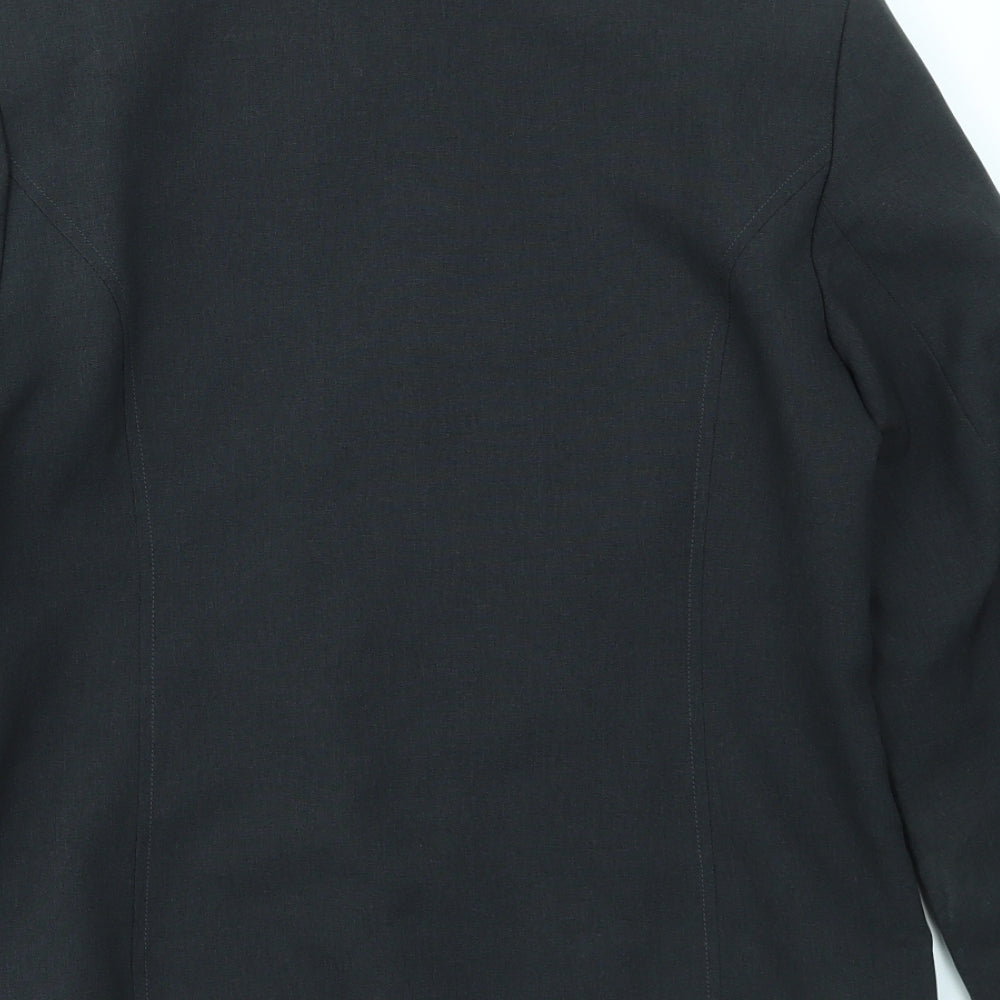 COLLECTION Womens Grey Jacket Blazer Size 12