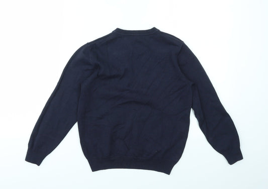 George Boys Blue Pullover Jumper Size 8-9 Years