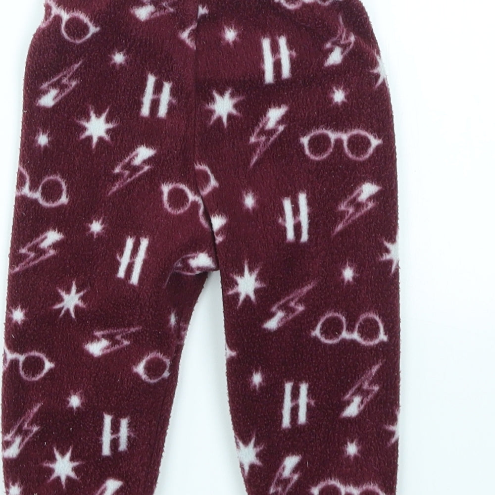 Brand and care label for Primark Baby Red Geometric Cargo Trousers, size 6-9, Months