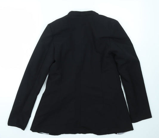 Preworn Womens Black Jacket Blazer Size XL