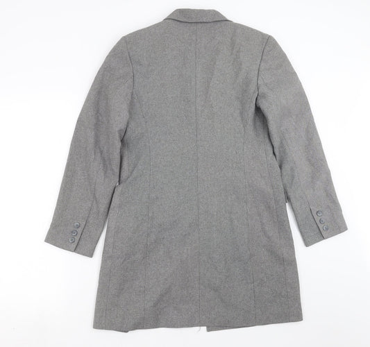la citta Womens Grey Jacket Suit Jacket Size 12