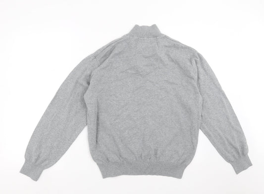Aspen & Court Mens Grey Knit Pullover Jumper Size M