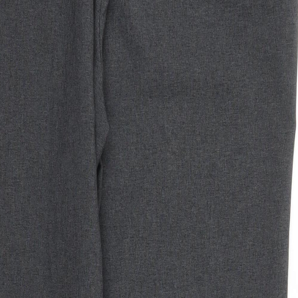 Preworn Womens Grey Trousers Size 14 L26 in