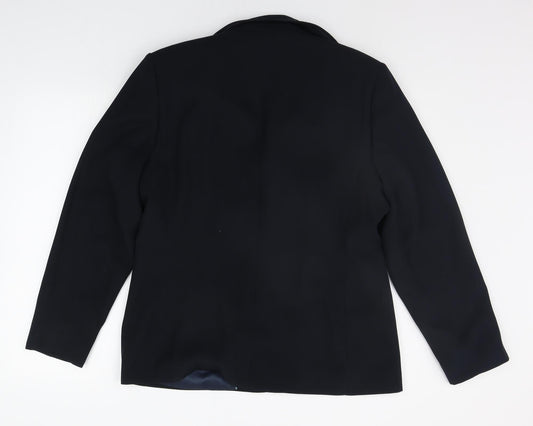 BHS Womens Blue Jacket Suit Jacket Size 16