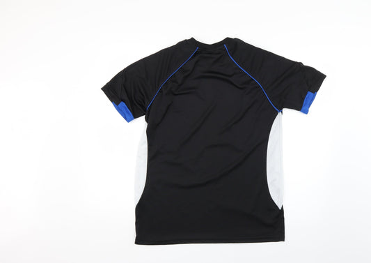 Preworn Womens Black Basic T-Shirt Size L