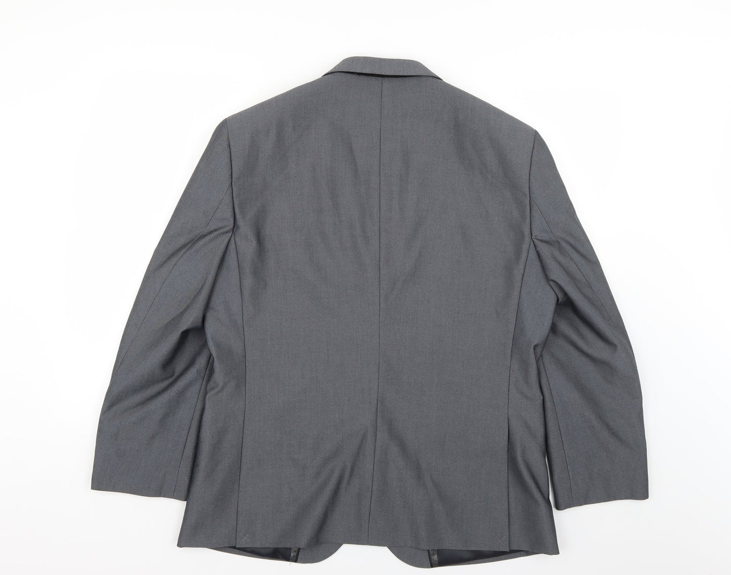 Fellini Mens Grey Jacket Suit Jacket Size S