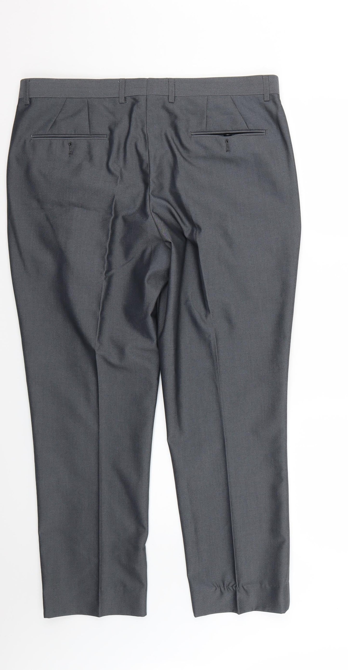 Fellini Mens Grey   2 Piece Suit Trousers Size S L26 in