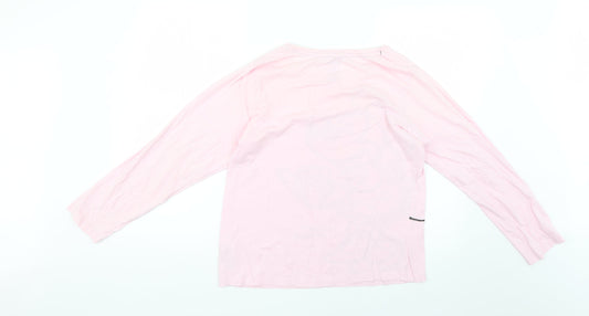 Disney Womens Pink Geometric Top Pyjama Top Size 10 - Disney