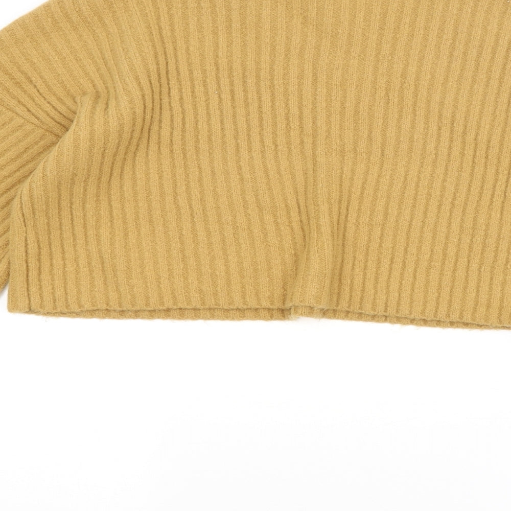 Missguided Womens Yellow Pullover Jumper Size 6