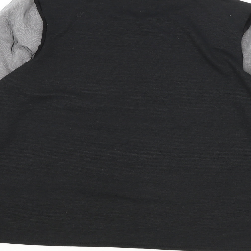 Boohoo Womens Black Pullover Jumper Size 6