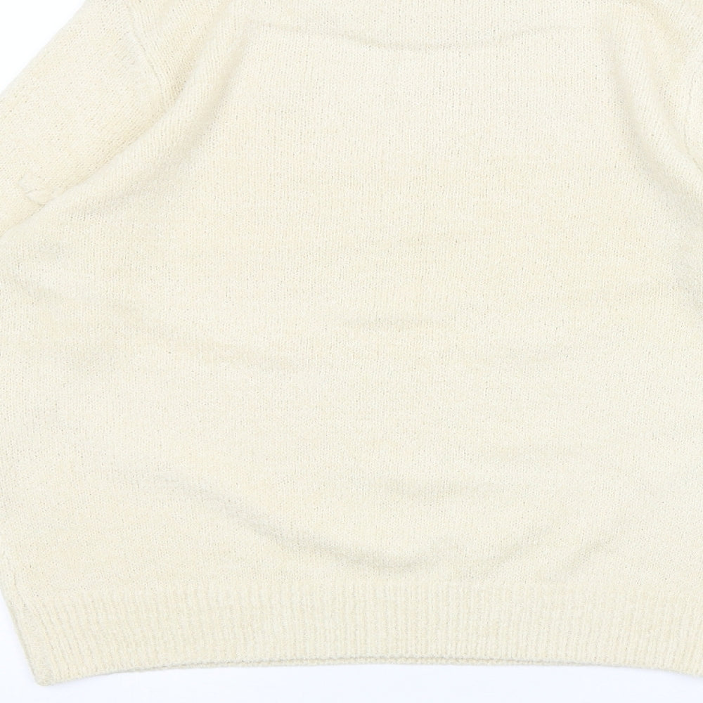 TU Womens Beige Pullover Jumper Size 14