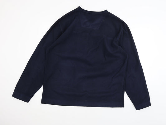 Casual Club Mens Blue Pullover Jumper Size L