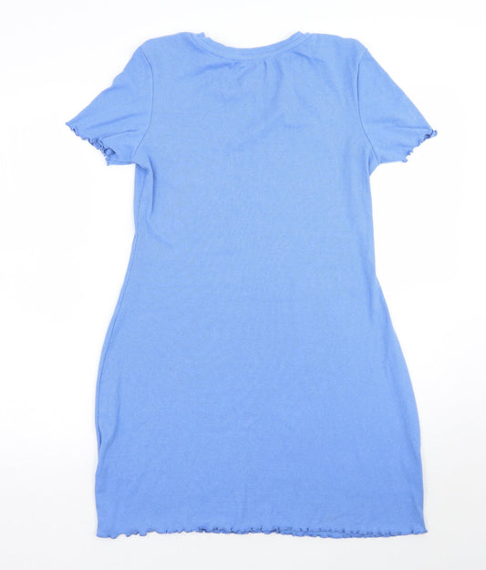 Bravesoul Womens Blue A-Line Size M