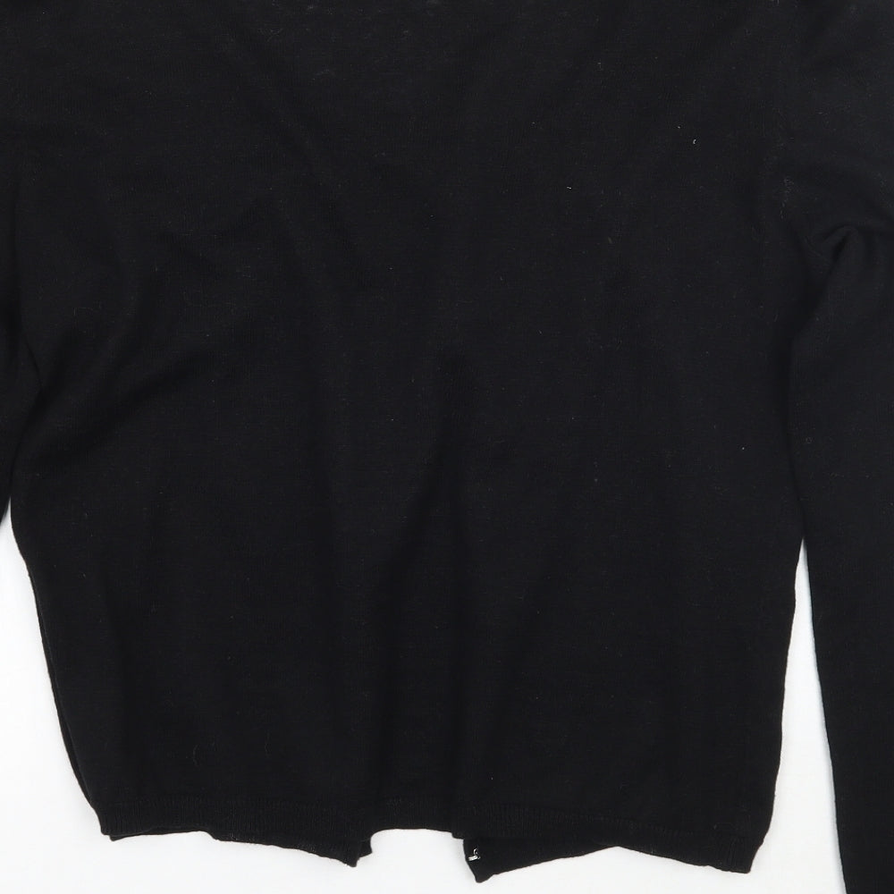 Redoute Womens Black Cardigan Jumper Size 14