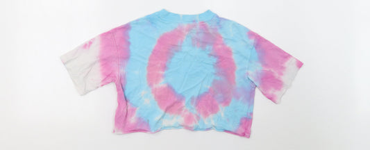 Topshop Womens Purple Cropped T-Shirt Size 6