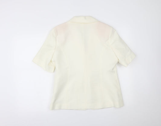 slimma Womens Ivory Jacket Blazer Size 14