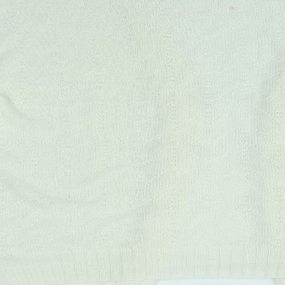 Preworn Womens Ivory Cardigan Jumper Size L