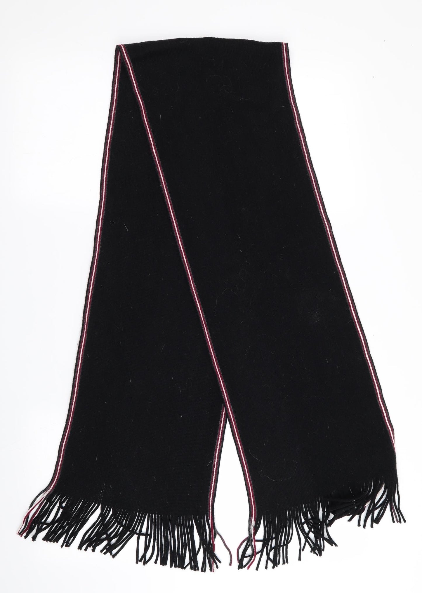 Preworn Black Scarf One Size