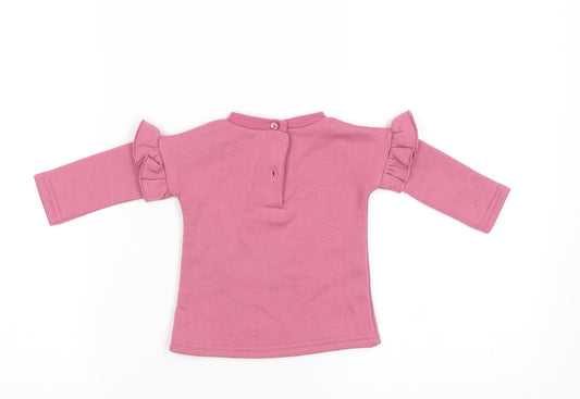 Primark Baby Pink Pullover Jumper Size 0-3 Months - Crown