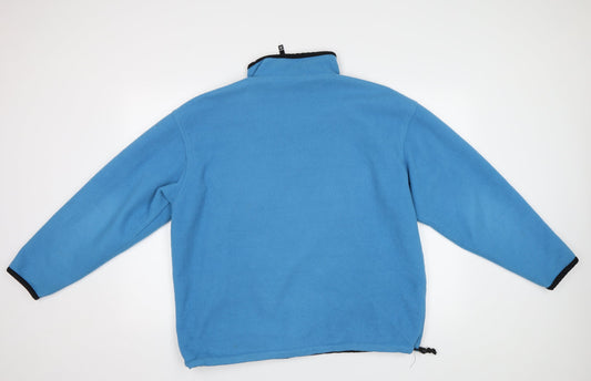 Atlantic Womens Blue Pullover Sweatshirt Size XL