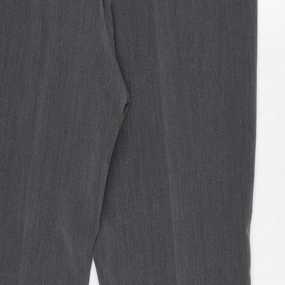 Classic Womens Grey Trousers Size 16 L30 in