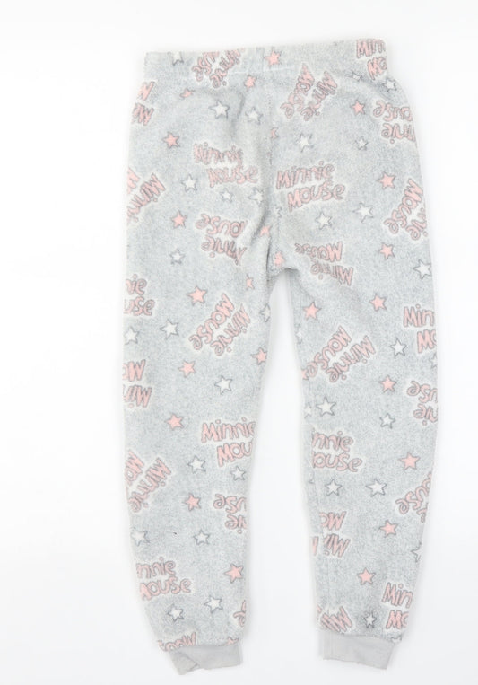 Primark Girls Grey Pyjama Pants Size 6-7 Years - Minnie mouse