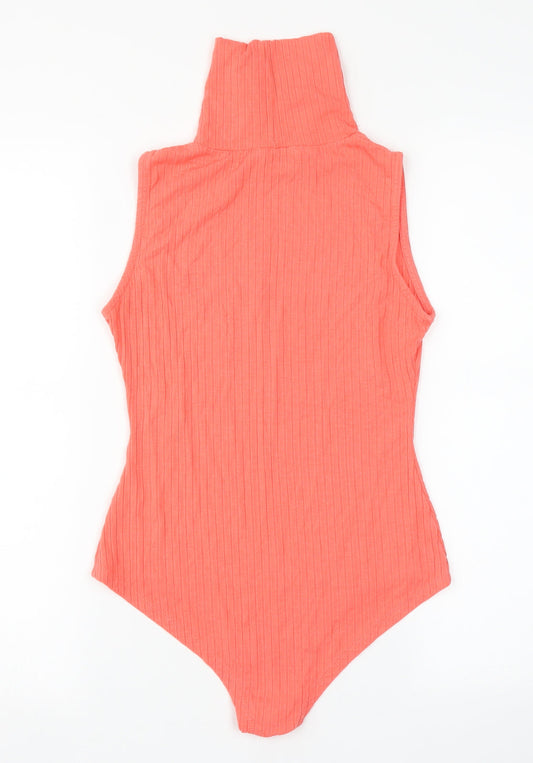 Select Womens Pink Bodysuit One-Piece Size 10