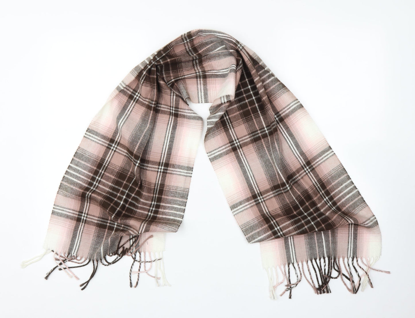 BHS Womens Multicoloured Plaid Scarf