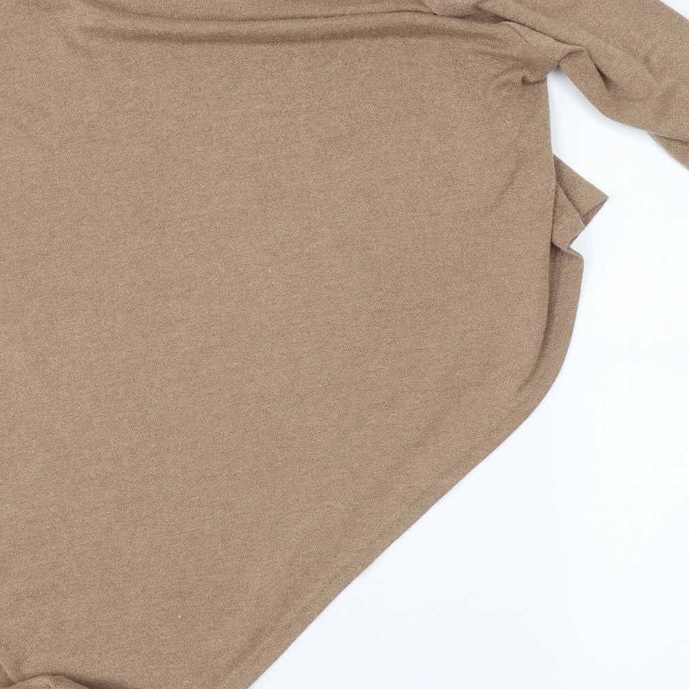 AX Paris Womens Brown Pullover Jumper Size 8