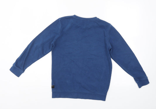 George Boys Blue Pullover Sweatshirt Size 8-9 Years