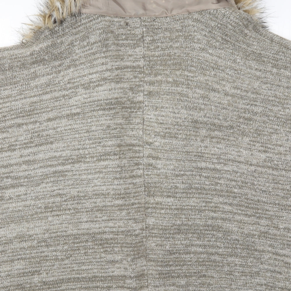Primark Womens Brown Knit Cardigan Jumper One Size