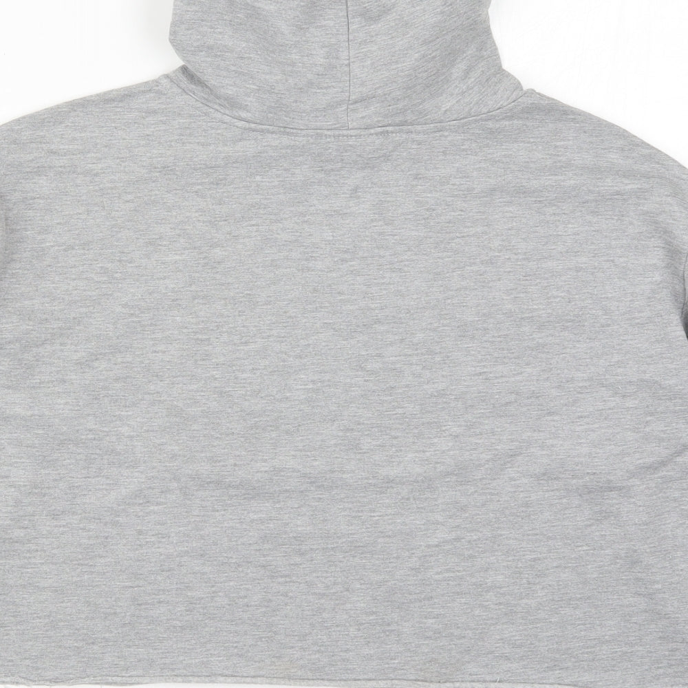 Primark Womens Grey Pullover Hoodie Size 12 - Speak to me after Love Island