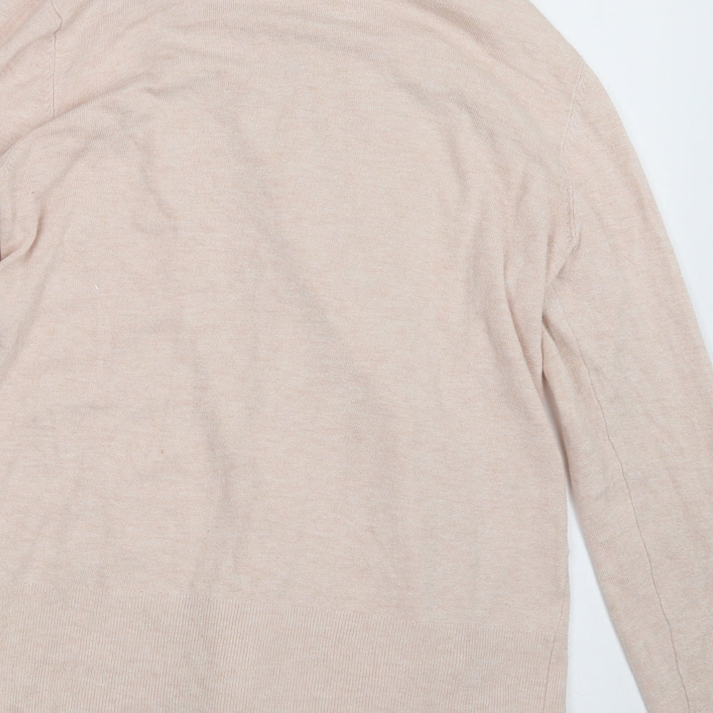 Primark Womens Pink Knit Cape Jumper Size 10