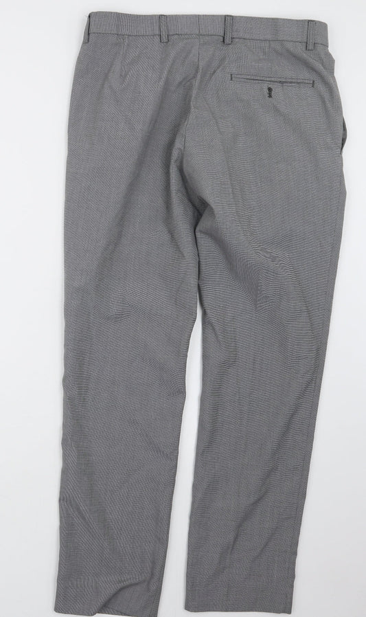 Preworn Mens Grey Trousers Size 33 in L29 in
