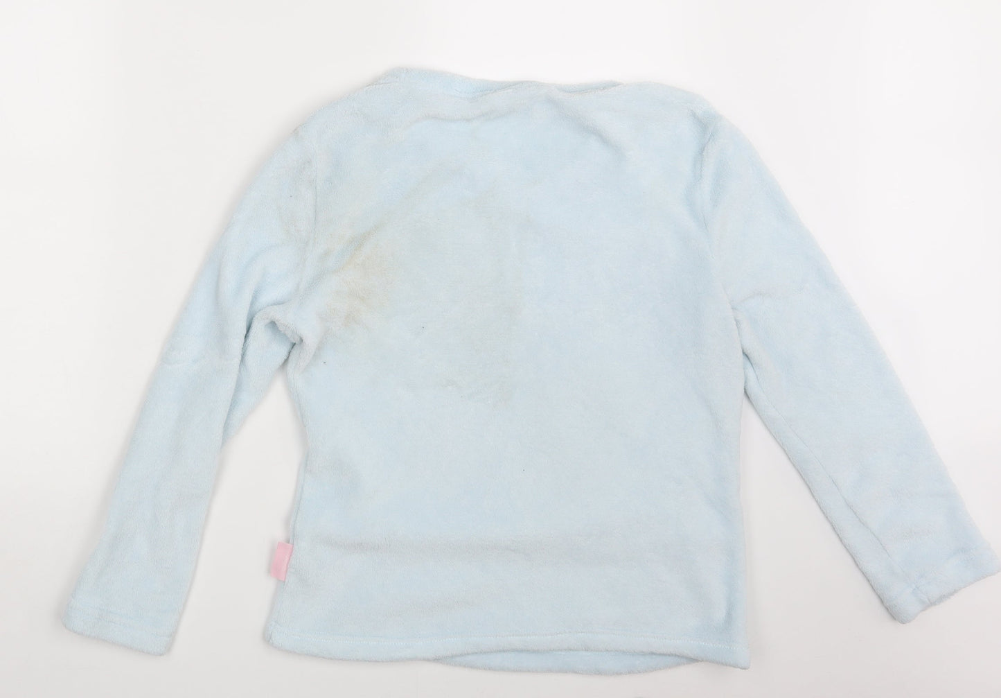 Disney Womens Blue Animal Print  Pullover Jumper Size M