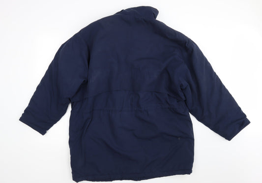Casual Club Womens Blue Jacket Size 14