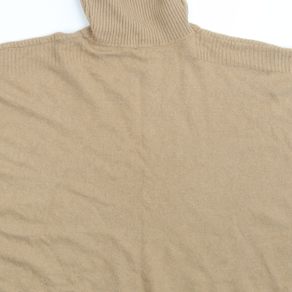 New Look Womens Brown Wrap Jumper Size S
