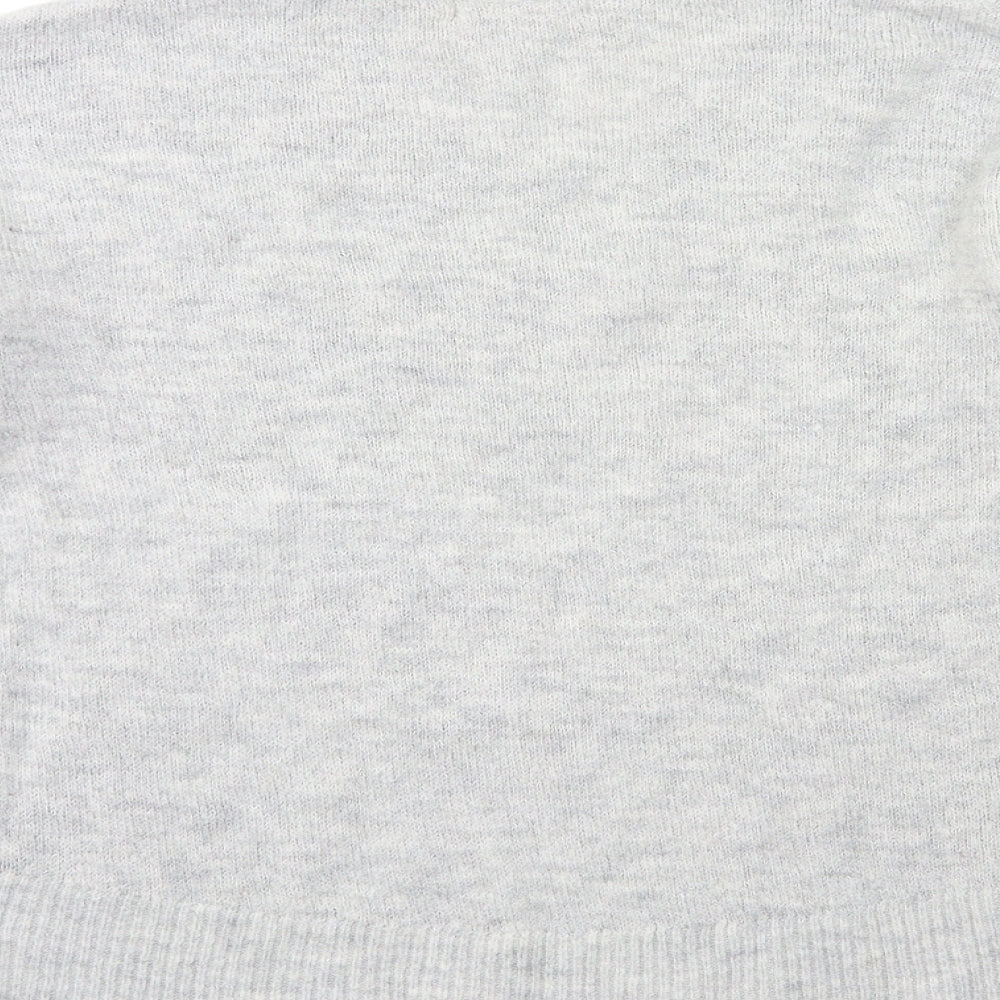 H&M Womens Grey Knit Pullover Jumper Size M