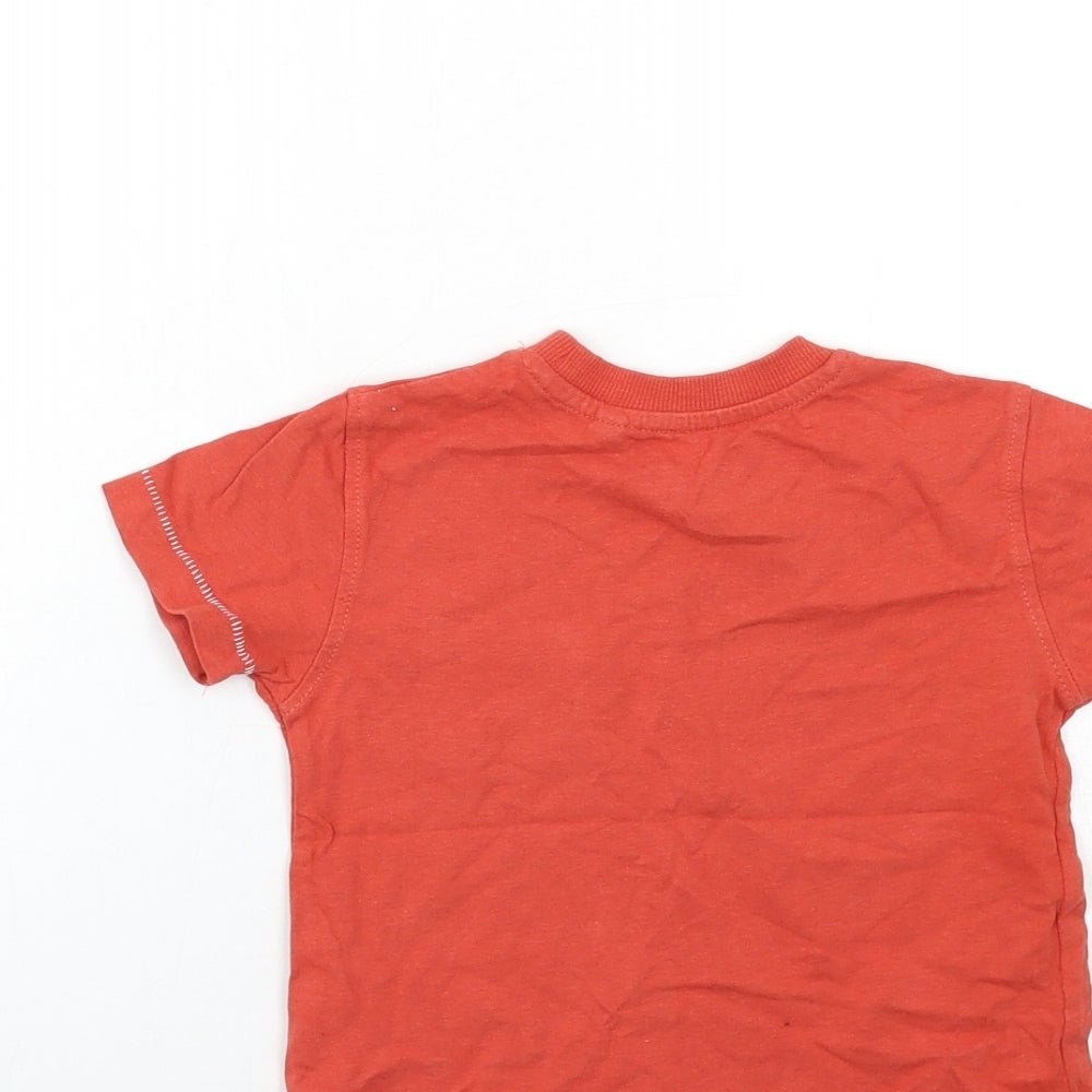 NEXT Baby Orange Basic T-Shirt Size 9-12 Months