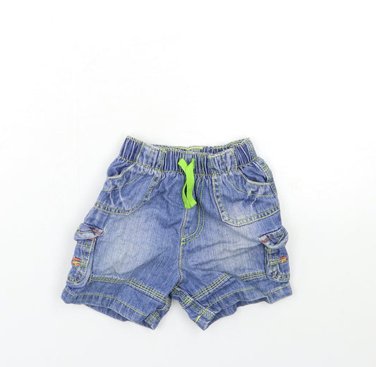 George Baby Blue Denim Cropped Jeans Size 9-12 Months