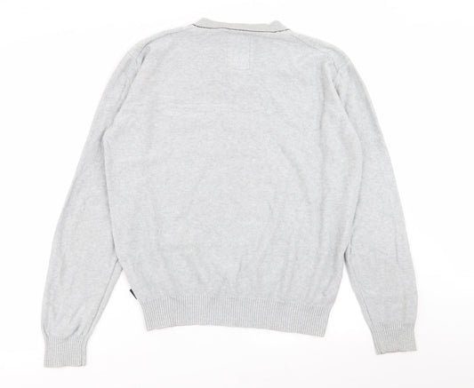 Le Breve Mens Grey Pullover Jumper Size L