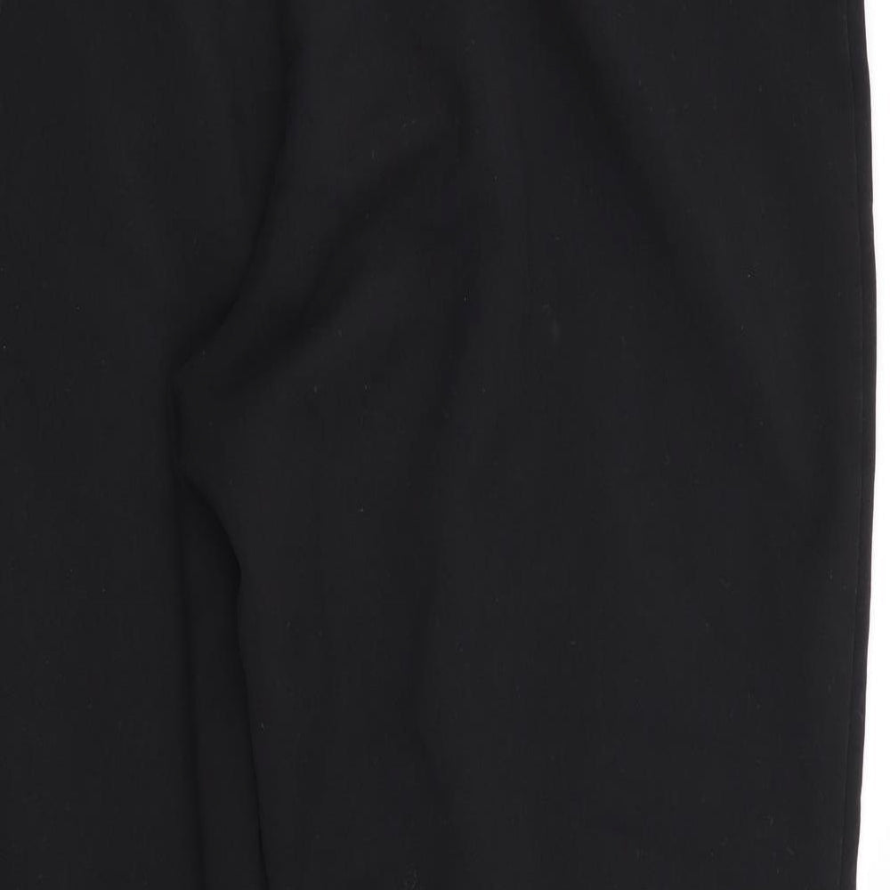 arista Womens Black Trousers Size 16 L27 in - Stretch waistband