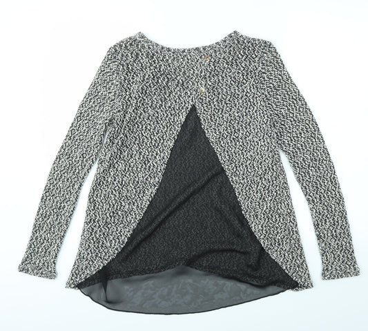 COIN 1804 Womens Grey Basic T-Shirt Size L