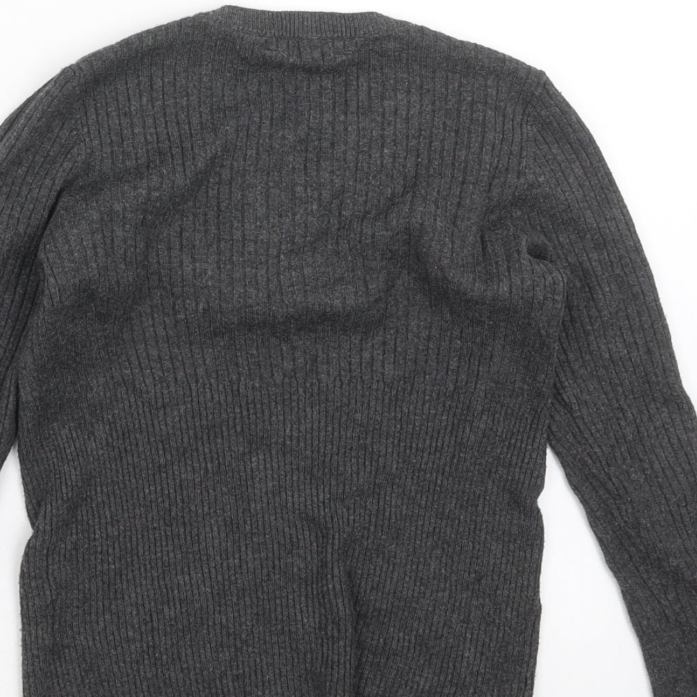 Candy Couture Girls Grey Pullover Jumper Size 11 Years