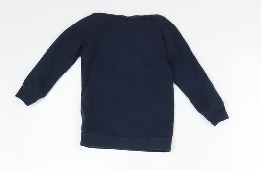 Carter's Boys Blue Polka Dot Pullover Sweatshirt Size 3 Years